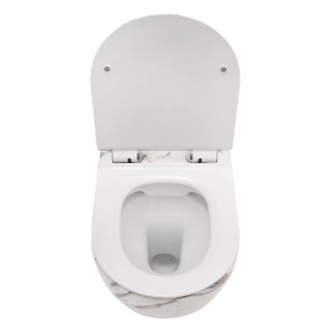 Set vas wc suspendat Rea Carlos Lava Mat rimless cu capac softclose - Img 3