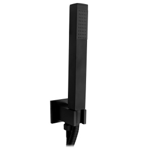 Sistem complet de dus REA FENIX, montaj incastrat in perete, ploaie de dus 25x25cm, finisaj negru mat - Img 5