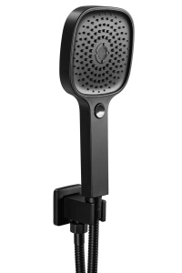 Sistem Complet De Dus REA ORIX BLACK BOX, Montaj In Perete, Para Patrata Tip Ploaie 25x25 Cm, 2 Functii De Curgere A Apei, Finisaj Negru Mat - Img 5