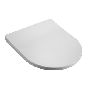 Vas de toaleta suspendat Mizu Tornado White, rimless cu capac din duroplast cu softclose - Img 8