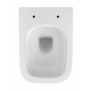 Vas WC oval si suspendat rimfree Geberit Smyle Square alb - Img 2