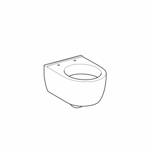 Vas WC suspendat fara capac cu spalare verticala Geberit iCon alb - Img 2