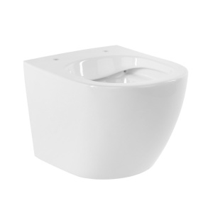 Vas WC suspendat Puro White 02, rimless cu capac din duroplast cu softclose - Img 8