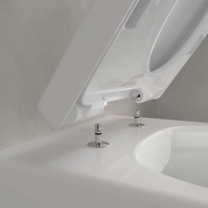 Vas WC suspendat Villeroy & Boch Avento DirectFlush rimless cu capac soft close alb alpin CeramicPlus - Img 4