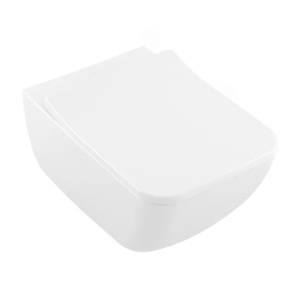 Vas wc suspendat Villeroy & Boch Collaro rimless cu capac softclose alb alpin - Img 2