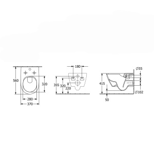 Vas WC suspendat Villeroy&Boch Subway 2.0 cu DirectFlush/ViFresh alb Alpin CeramicPlus - Img 18