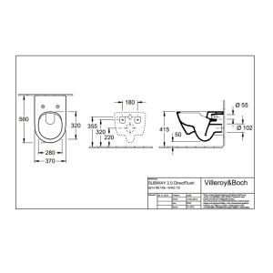 Vas WC suspendat Villeroy & Boch, Subway 2.0, direct flush, alb alpin - Img 4