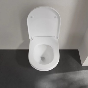 Vas WC suspendat Villeroy & Boch Subway 3.0 CeramicPlus TwistFlush + capac softclose, alb - Img 5