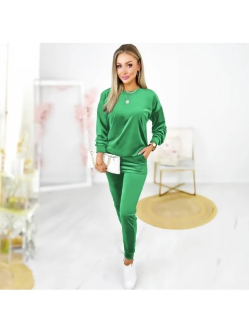 Compleu Mamici Verde, din Catifea