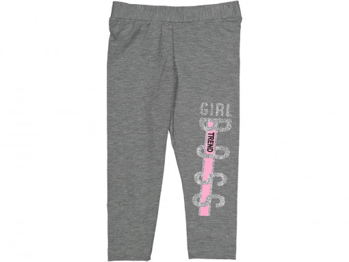 Colanti Gri, Girl Boss, 100% Bumbac, Pentru Fete, 6-9 ani