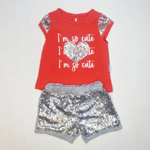 Compleu pentru fetite, inimioara so cute, Coray, 9-24 luni
