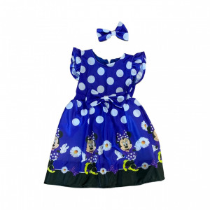 ROCHITA MINNIE MOUSE PENTRU FETE, ALBASTRU