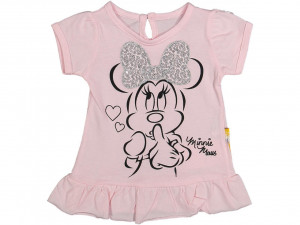 Rochita Minnie, pentru fetite, roz deschis, 9-24 luni