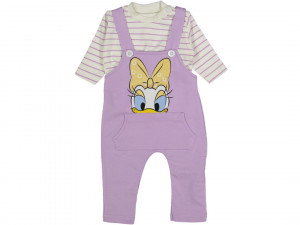 Salopeta pentru fetite, Daisy Duck, mov, 3-12 luni