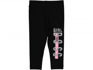 Colanti Negri, Girl Boss, 100% Bumbac, Pentru Fetite, 2-5 ani