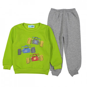 Pantalon si bluza karturi pentru bebelusi