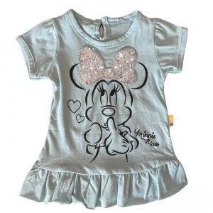 Rochita Minnie, pentru fetite, albastru, 9-24 luni