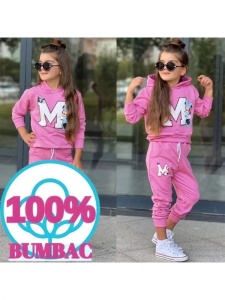Trening Minnie, Roz, Bumbac 100%, Pentru Fetite, 3-7 Ani