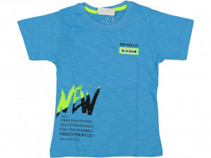 TRICOU NEW YORK PENTRU COPII, 100% BUMBAC