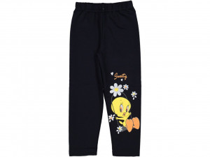 Colanti tweety fetite, bumbac, negri