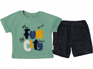 Compleu Verde, Fun Time, Pentru Baietei, 9-24 luni