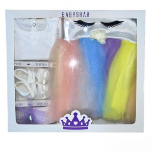 Set Botez, 4 Piese, Unicorn, Pentru Fetite, Multicolor