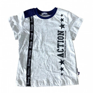 Compleu Action pentru baietei, 100% Bumbac Gri