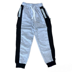 Pantaloni de Trening, Business, Pentru Baietei, Bumbac 100%, Gri