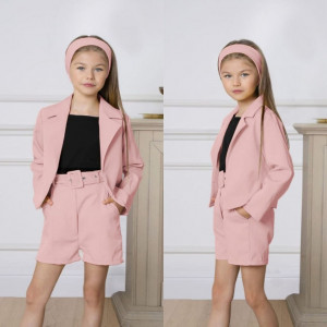 COMPLEU ELEGANT 5 PIESE PENTRU FETE, ROZ