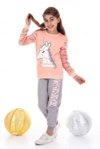 Trening cu unicorn si floricele pentru fetite