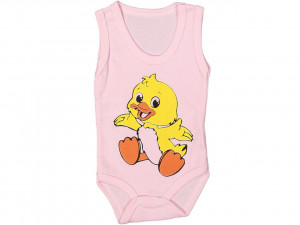 Body Ratusca, Roz, 100% Bumbac, Pentru Bebelusi, 1-12 luni