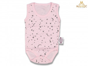 Body stelute si luna, pentru bebelusi, Roz, 1-9 luni