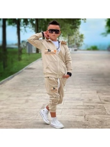 Trening Crem, The Boss, 100% Bumbac, Pentru Baietei, 4-12 Ani