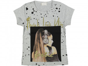 TRICOU CMK PENTRU FETE, GRI