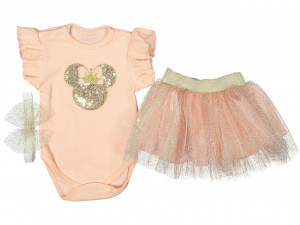 COMPLEU 3 PIESE BODY, FUSTITA SI BENTITA PENTRU FETITE, CORAY