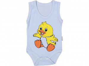 Body Albastru, Ratusca, 100% Bumbac, Pentru Bebelusi, 1-12 luni