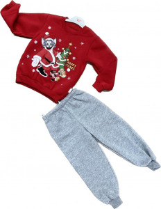 Compleu Vatuit, Tom si Jerry Christmas, 2 Piese, Pentru Copii, 1-4 ani