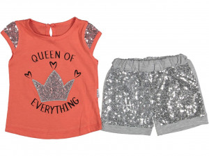Compleu pentru fetite, queen, corai, 9-24 luni