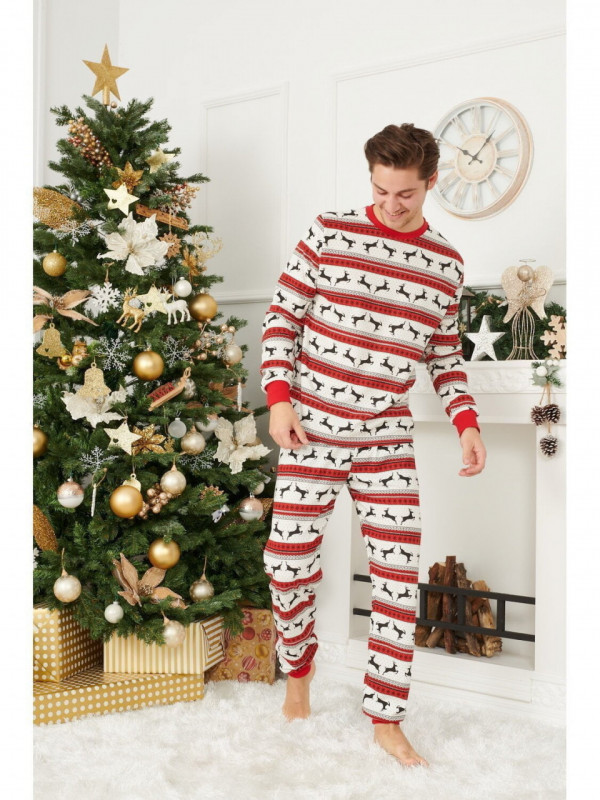 Pijamale de Craciun barbat model Dasher