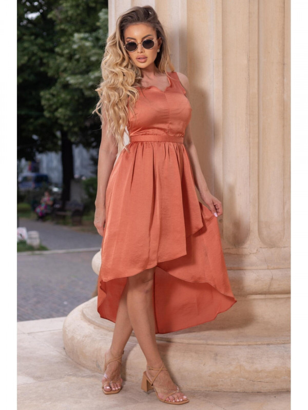 Rochie dama latte model asimetric