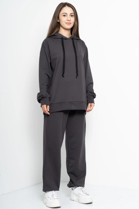Trening dama COZY CUSTOM Oversize WKND Gri Basic-slim