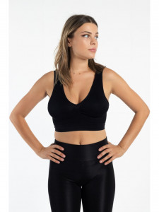 Bustiera dama elastica neagra - Img 2