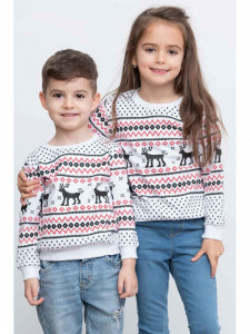 Bluza copil Carols alb - Img 2
