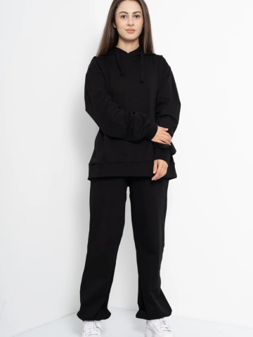Trening dama COZY CUSTOM Oversize WKND Negru BASIC Slim
