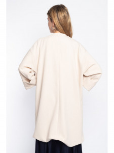 Cardigan dama bej model larg - Img 4