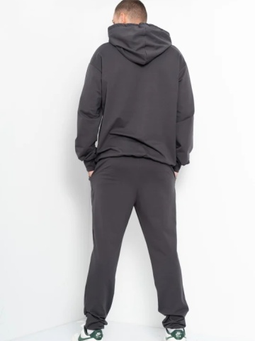 Trening barbat COZY CUSTOM Oversize WKND gri - Img 4
