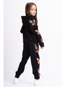Trening pentru Copii din Bumbac Negru Model Butterfly - Img 5