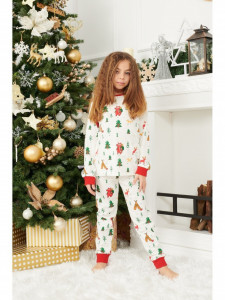 Pijama de Craciun copii model Jolly - Img 3