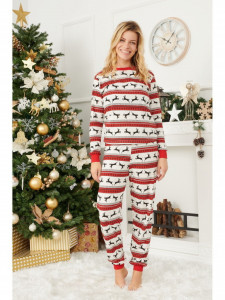 Pijamale de Craciun dama model Dasher - Img 1
