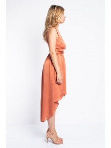 Rochie dama latte model asimetric - Img 2